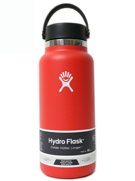 楽天市場】Hydro Flask HYDRATION 32 OZ WIDE MOUTH-GOJI【890018-0102 