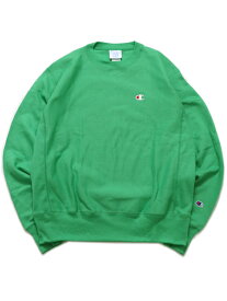 CHAMPION REVERSE WEAVE CREW-GREEN CRISP【GF70Y06145AV6M-LIGHT GREEN】