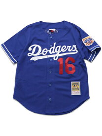 【送料無料】MITCHELL & NESS AUTHENTIC MESH BP-NOMO 97 #16 DODGERS【ABBF3359-BLUE】