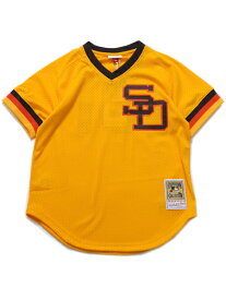 【送料無料】MITCHELL & NESS AUTHENTIC MESH BP-DAVE.W 80 #31 PADRES【ABPJ3354-YELLOW】