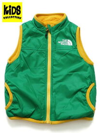 【SALE】【KIDS】THE NORTH FACE BABY REVERSIBLE COZY VEST【NYB82245-PR-KELLY GREEN】