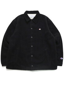 【送料無料】CHAMPION CORDUROY COACH JACKET【C3-W605-090-BLACK】