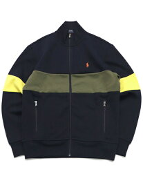 【SALE】【送料無料】POLO RALPH LAUREN MESH DOUBLE-KNIT TRACK JACKET【710896902002-D-NAVY】