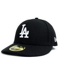 NEW ERA LP 59FIFTY LOS ANGELES DODGERS BLK/WHT【13561966-BLACK】