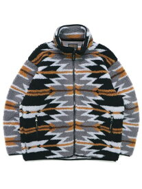 【SALE】【送料無料】PENDLETON BOA STAND BLOUSON BLACK WYETH TRAIL【2475-9015-10050-GREY】