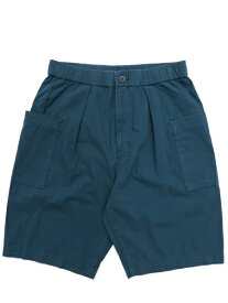 【SALE】SNOW PEAK NATURAL DYED RECYCLED COTTON SHORTS【PA-23SU105-BL-BLUE】