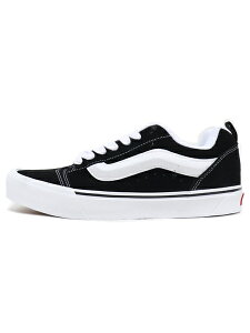 �y���������zVANS KNU SKOOL BLACK/TRUE WHITE�yVN0009QC6BT-BLACK�z