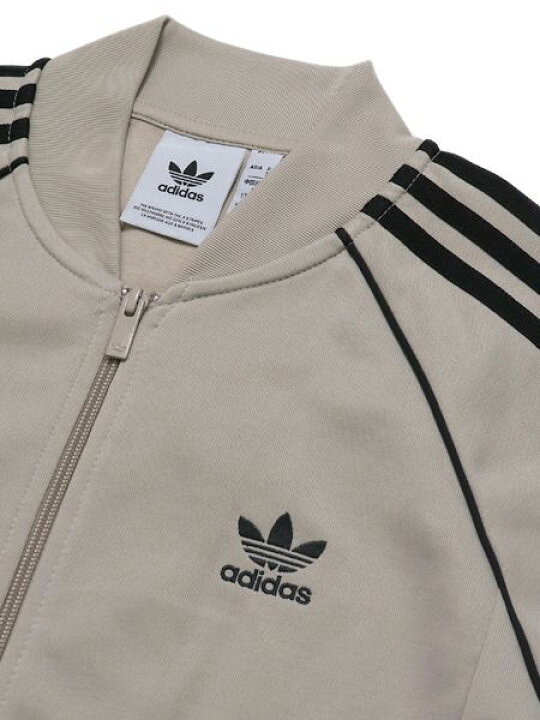 楽天市場】【送料無料】ADIDAS SST TRACK TOP-WANDER BEIGE/BLACK 