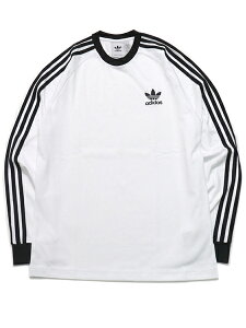 ADIDAS 3-STRIPES L/S TEE-WHITE�yBVB94-IA4879-WHITE�z