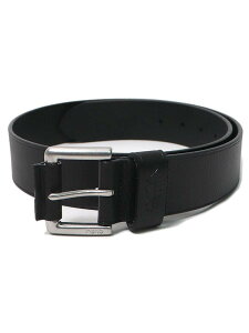 �y���������zPOLO RALPH LAUREN PONY LEATHER BELT�y405898669001-D-BLACK�z