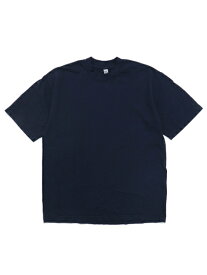 LOS ANGELES APPAREL 6.5oz GARMENT DYED CREW TEE-NAVY【1801GD-NVY-NAVY】