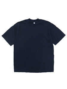 LOS ANGELES APPAREL 6.5oz GARMENT DYED CREW TEE-NAVY�y1801GD-NVY-NAVY�z