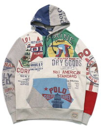 【SALE】【送料無料】POLO RALPH LAUREN POLO COUNTRY PATCHWORK GRAPHIC HOODIE【710900899001-D-MULTI COLOR】
