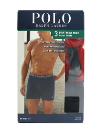 POLO RALPH LAUREN CLASSIC FIT BREATHABLE MESH 3P BOXER【NMBBP3-SPA2-RED】