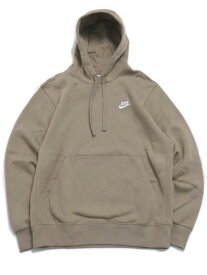 NIKE CLUB PULLOVER BB HOODIE-KHAKI/WHITE【BV2655-247-KHAKI】