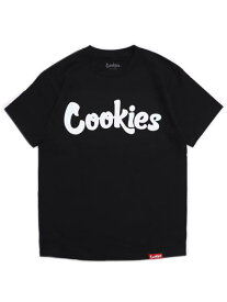 COOKIES CLOTHING ORIGINAL LOGO TEE BLACK/WHITE【CM232TSP01-BKWH-BLACK】