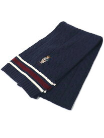 【送料無料】POLO RALPH LAUREN CRICKET BEAR CABLE KNIT SCARF【PC1157-433-NAVY】