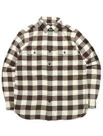 【送料無料】POLO RALPH LAUREN CLASSIC FIT PLAID TWILL WORK SHIRT【710925901001-D-BROWN】