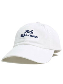POLO RALPH LAUREN CHAIN STITCH CLASSIC SPORT CAP【710936498003-D-WHITE】