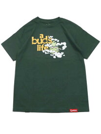 COOKIES CLOTHING A BUDS LIFE TEE FOREST GREEN【CM241TSP19-FGR-GREEN】