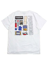 CHAMPION CLASSIC GRAPHIC PROVISIONS TEE【GT23H586QJB045-WHITE】