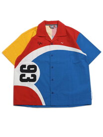 【送料無料】PUMA BMW MMS WOVEN CALDER SHIRT-POP RED AOP【624655-20-MULTI COLOR】