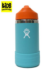 yKIDSzHydro Flask 12 OZ KIDS WIDE MOUTH BOTTLE-SEASPRAYy890175-0134-BLUEz