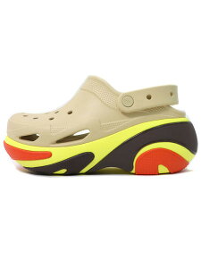 ySALEzcrocs BUBBLE CRUSH CLOG SESAMEy210061-0HX-BEIGEz
