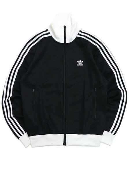 【送料無料】ADIDAS BECKENBAUER TRACKTOP-BLACK/WHITE【EEP84-II5763-BLACK】BLACK;M