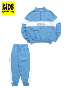 yKIDSzNIKE KIDS B E1D1 1/4 ZIP PANT SET-BLUE BEYONDy86M660-UAV-BLUEz