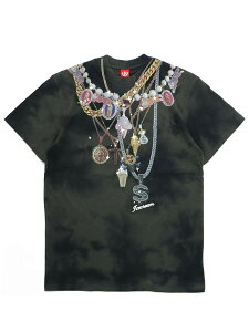 �yCLEARANCE�z�y���������zICECREAM WORLD TOUR TIE DYED OVERSIZED TEE BELUGA�y451-1310-BLG-BLACK�z