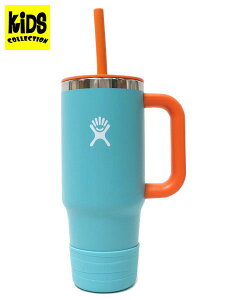 yKIDSzHydro Flask 24 OZ KIDS TUMBLER W/STRAW-SEASPRAYy890194-0134-BLUEz