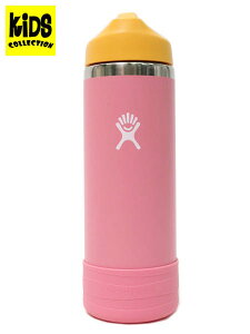 yKIDSzHydro Flask 18 OZ KIDS WIDE MOUTH BOTTLE-DAHLIAy890176-0149-PINKz