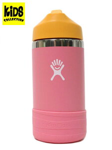 yKIDSzHydro Flask 12 OZ KIDS WIDE MOUTH BOTTLE-DAHLIAy890175-0149-PINKz