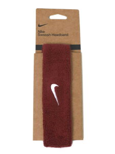 NIKE SWOOSH CLASSIC HEAD BAND-DK TEAM RED/WHT�yBN1000-656-BURGUNDY�z