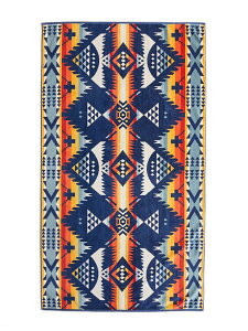 �y���������zPENDLETON OVERSIZED JACQUARD NEHALEM�yXB233-57282-BLUE�z