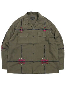 �yCLEARANCE�z�y���������zPENDLETON L/S GARMENT DYE EMB OP COLLAR SHIRT MOCHA�y1980-0128-014-BROWN�z