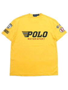 �yCLEARANCE�zPOLO RALPH LAUREN MOTO SPORT RACING TEE�y710972607004-D-YELLOW�z