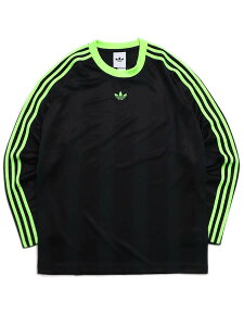 ADIDAS JACQ JERSEY LS-BLACK/SIGNAL GREENyVS664-JX1518-BLACKz