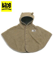 yzyKIDSzTHE NORTH FACE BABY CUDDLE FLEECE PONCHOyNAB72402-CK-KHAKIz