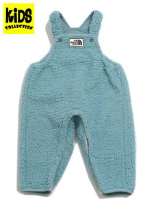 yzyKIDSzTHE NORTH FACE BABY CUDDLE FLEECE OVERALLyNAB72403-BE-LIGHT BLUEz