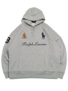 �y���������zPOLO RALPH LAUREN BIG PONY 20TH ANNIVERSARY HOODIE�y710P03957002-D-GREY�z