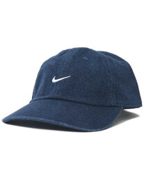 NIKE UNSTRUCTURED DENIM CAP-COLLEGE NAVY/WHITE【HF0383-419-NAVY】