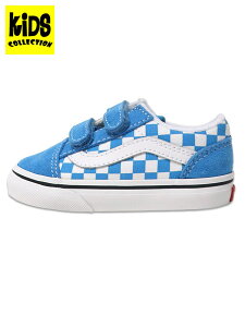 �yKIDS�zVANS TD OLD SKOOL V CHECKERBOARD BRIGHT AZURE BLUE�yVN000CRWFNM-LIGHT BLUE�z