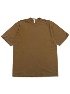 LOS ANGELES APPAREL 6.5oz GARMENT DYED CREW TEE-BRASS�y1801GD-BRS-TAN�z
