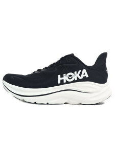 �y���������zHOKA CLIFTON 10 BLACK/WHITE�y1162030-BWHT-BLACK�z