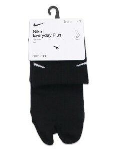 NIKE EVERYDAY PLUS LW ANKLE SPLIT TOE SOCKS-BLACK/WHITE�yDV9475-010-BLACK�z