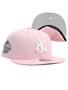 NEW ERA 59FIFTY CS YANKEES WS1999 U/GY FB PNK/WHT�y71037918-PINK�z