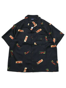 �yCLEARANCE�z�y���������zINTERBREED RAW PAPERS OPEN COLLAR SHIRT BLACK�yIB25SS16-BK-BLACK�z
