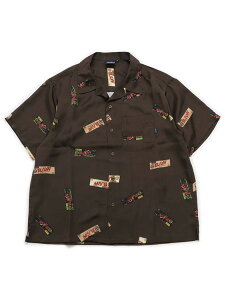 �yCLEARANCE�z�y���������zINTERBREED RAW PAPERS OPEN COLLAR SHIRT BROWN�yIB25SS16-BR-BROWN�z
